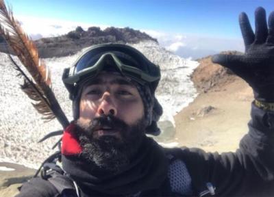 نمایشی که روی قله دماوند اجرا شد! ، یاسر خاسب آرزوهای مردم را بالای کوه برد