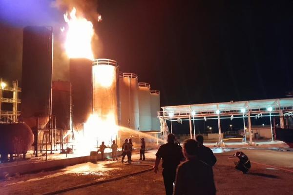 جزییات آتش سوزی مخازن واحد پالایش میعانات نفتی آشتیان